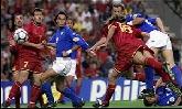 14-Jun-2000 - Italy-Belgium - Goal by Totti (Italy) on 6' (1-0)
