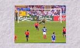 21-Jun-2000 - Yugoslavia-Spain - Goal by Mendietta (Spain) on 90', pen. (3-3)