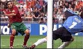 24-Jun-2000 - Turkey-Portugal - Goal by Nuno Gomes (Portugal) on 56' (0-2)